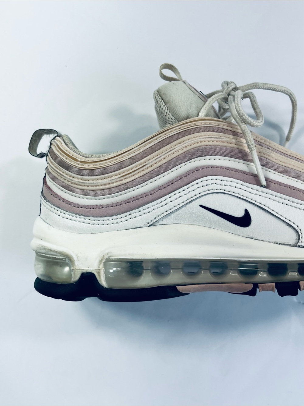 Nike Air Max 97’ Pink Cream Summit White #DA9325-100 Women’s Shoes Size:6.5 - Picture 7 of 15